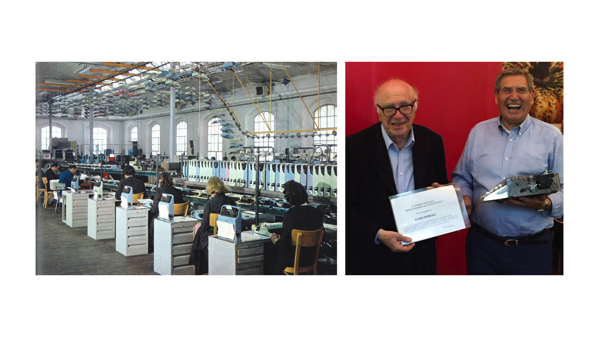 Mario Pedrali awarded the "Olivetti Entrepreneur" prize